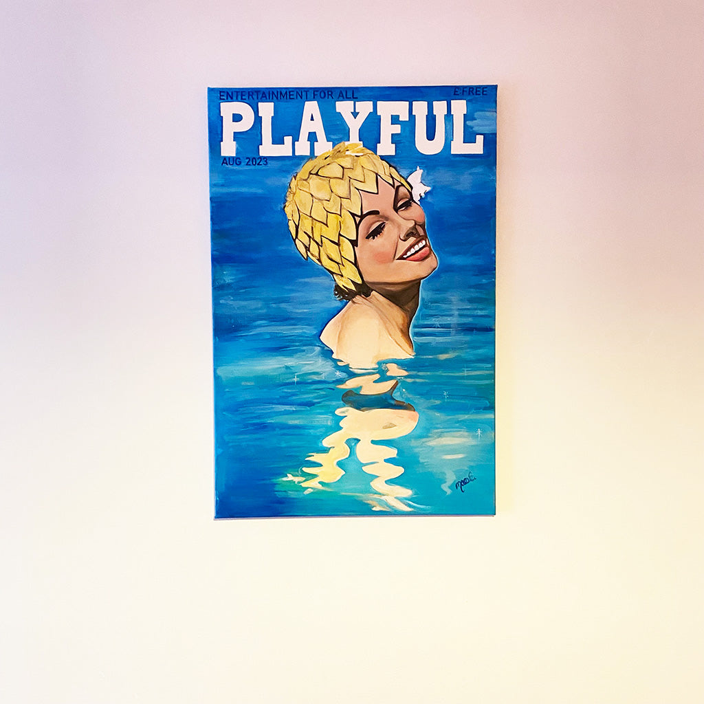 PLAYFUL OIL PAINTING