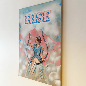 RISE OIL PAINTING