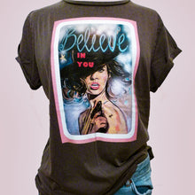 Load image into Gallery viewer, Maeve.with.love.grey.Believe.tee
