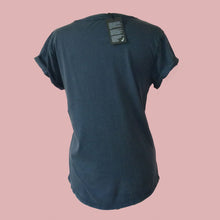 Load image into Gallery viewer, Blue.strong.tshirt.back.view
