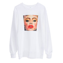 Load image into Gallery viewer, maeve.with.love.white.#selfie.sweater
